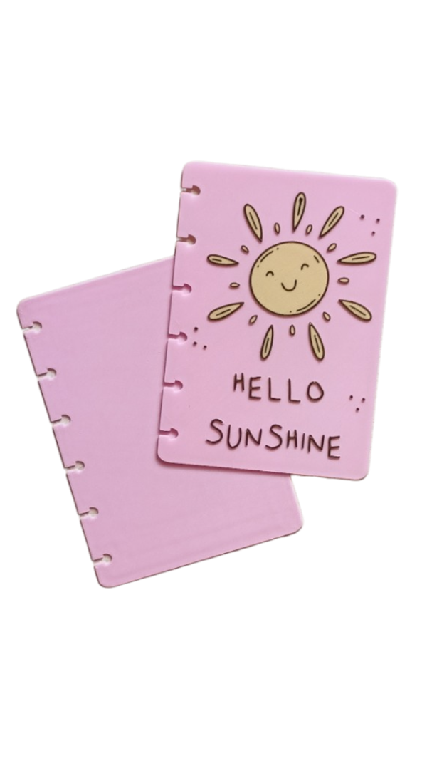 Producto - Tapas A6 Cuaderno Agenda De Disco Inteligente - Hello Sunshine