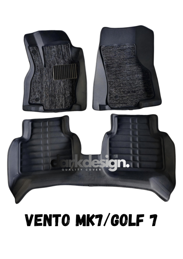 Producto - CUBRE ALFOMBRA TERMOFORMADA DARKDESIGN VW VENTO MK7 / GOLF 7