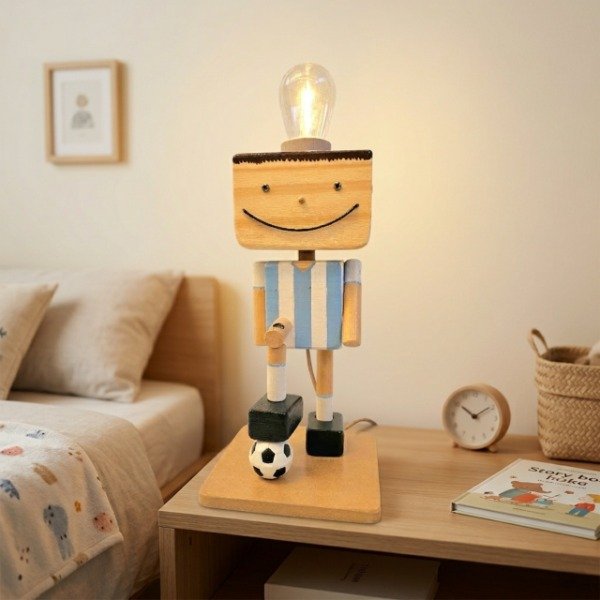 Producto - Velador Artesanal Futbol Argentina