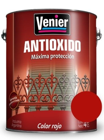 Producto - Antióxido fondo al cromato Rojo x 4 litro