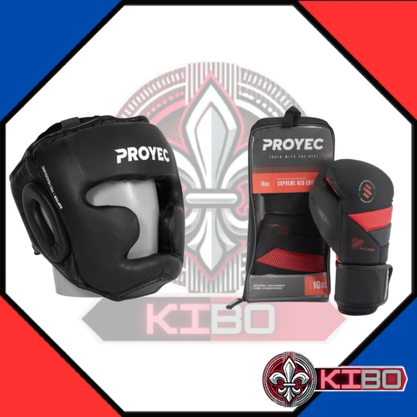 Producto - CABEZAL RAPTOR + GUANTES SUPREME 12Oz