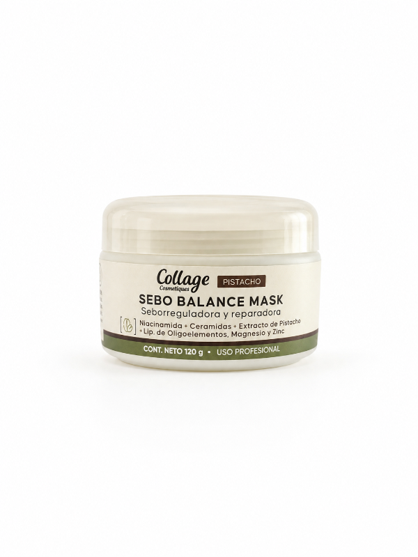Producto - SEBO BALANCE MASK PISTACHO 120 gr - Collage