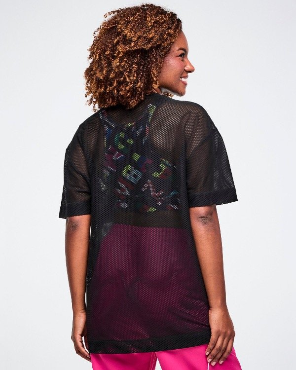Producto - Zumba Worldwide Boxy Mesh Top - 1