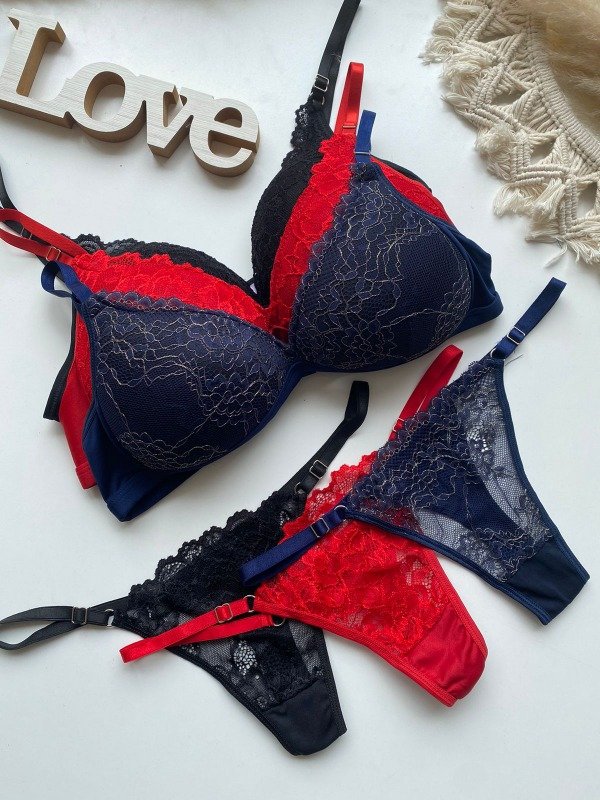 Producto - Conjunto Soft Encaje Noelia- COD 4318