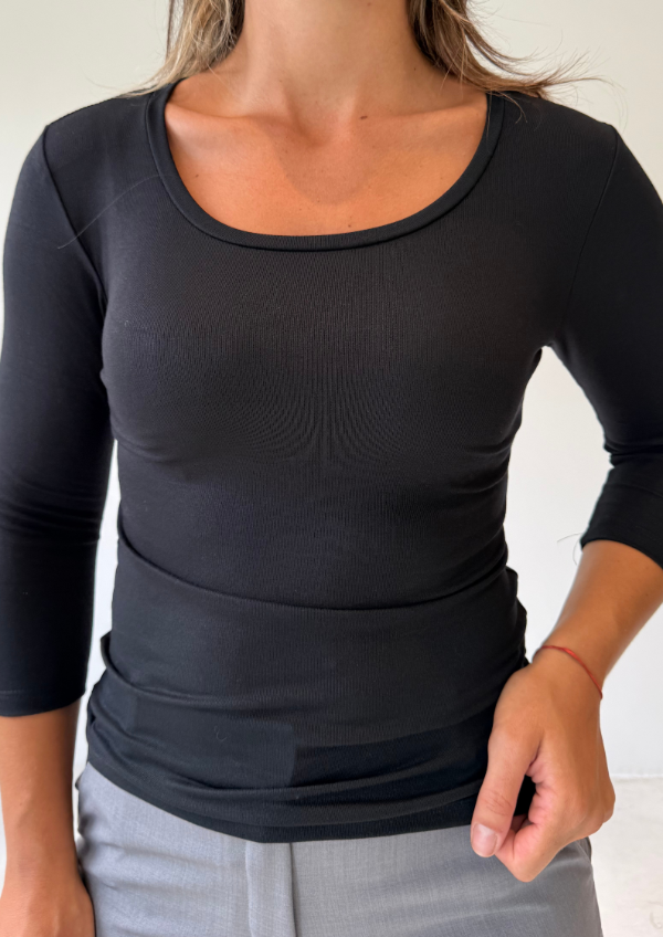 Producto - Remera HUELLA - Negro