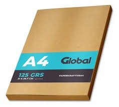 Producto - Papel kraft Global en resma x 20 hojas a4 x 125 grs