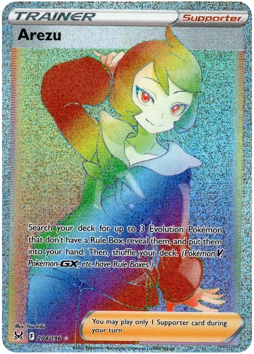 Producto - Arezu Hyper Rare - 204/196 - Lost Origin - Holo