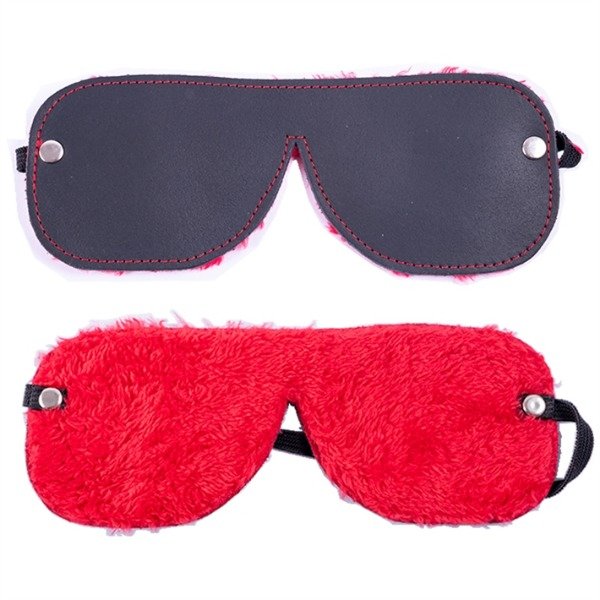 Producto - Antifaz Negro Con Peluche Rojo