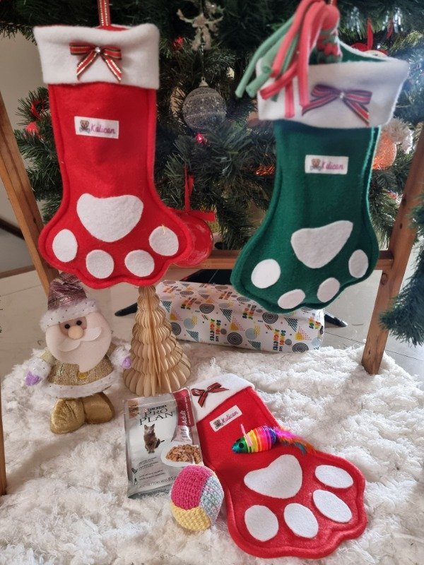 Producto - Huella Navideña para Gatos y Gatitos