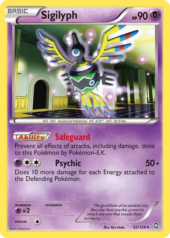 Producto - Sigilyph - 52/124 - Dragons Exalted - Non Holo Battle Deck Exclusive