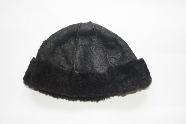 Producto - Black leather Kossak vintage hat.