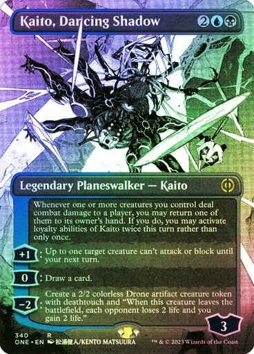 Producto - Kaito, Dancing Shadow (#340) (Borderless Foil)