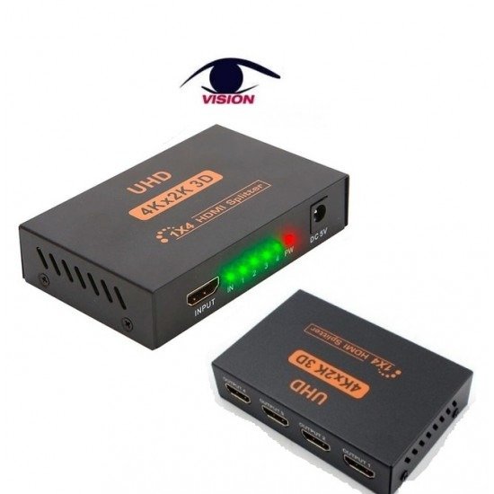 Producto - Splitter HDMI de 1 entrada y 4 salidas