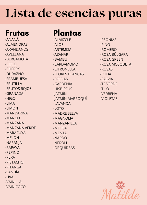 Producto - ESENCIAS PURAS