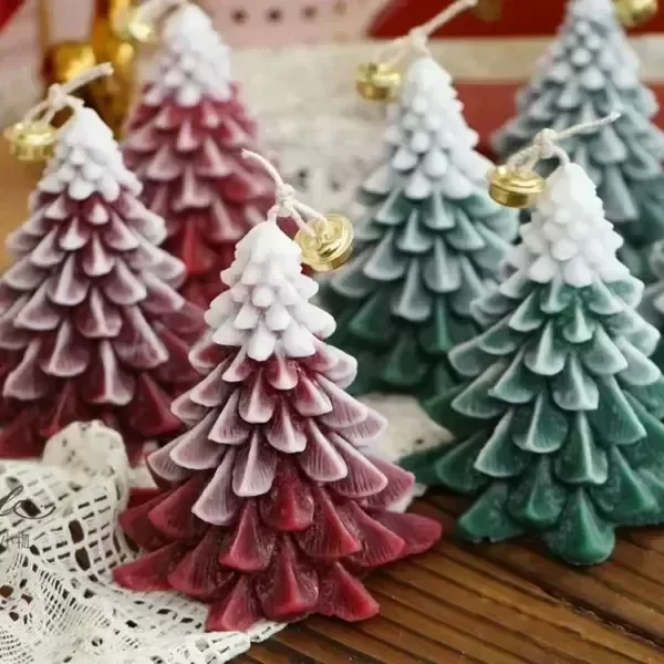 Producto - Molde árbol pino navidad XL silicona blanda