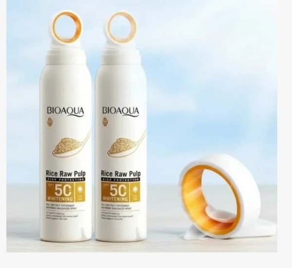 Producto - Protector Solar Bioaqua de Arroz en Aerosol Toque Seco SPF 50