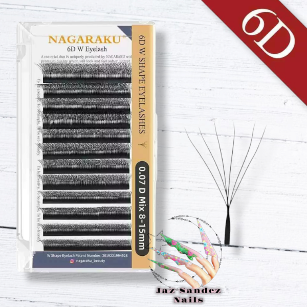 Producto - PESTAÑAS TECNOLOGICAS 6D W NAGARAKU 0.07D MIX