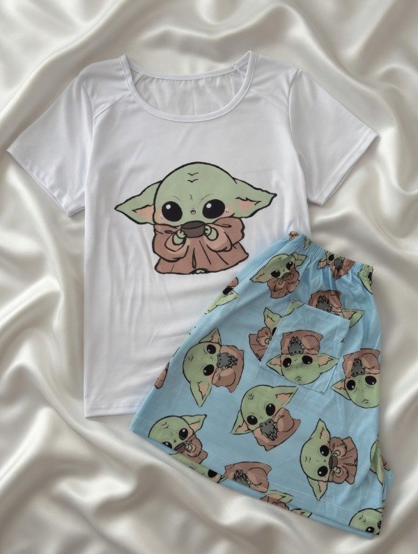 Producto - Pijama Corto Yoda Verde