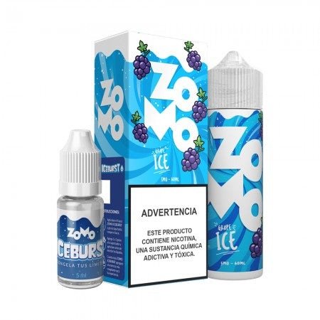 Producto - Zomo burst grape ice uva fría eliquid