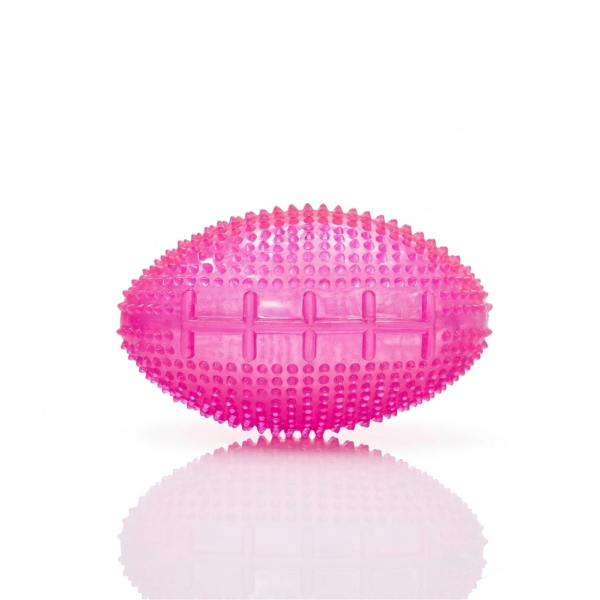 Producto - JUGUETE CHIFLE Pelota Rugby con Pinches 25586 Pet Plast