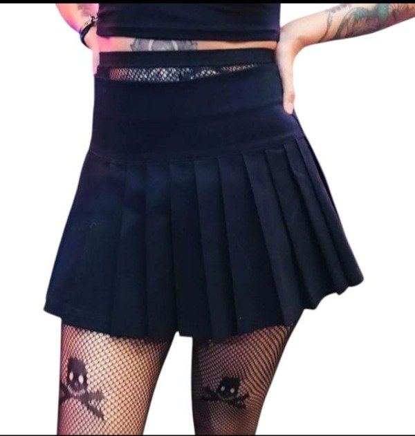 Producto - Falda gabardina elastizada negra Hopkins