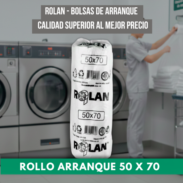 Producto - Rollo de Bolsas Arranque Transparentes 50 x 70 cm