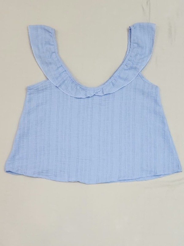 Producto - Solero Cuello Volado Lino "Amiri" (Art. 5881)