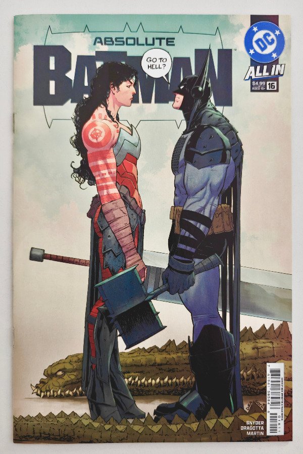 Producto - Absolute Batman #16 (2026) - Team-up de Bruce y Diana viajando al infierno