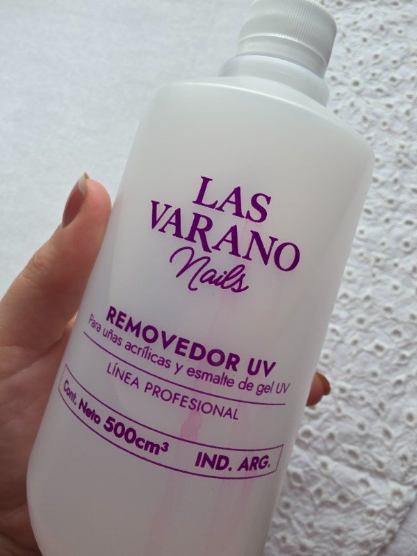 Producto - Removedor de esmalte semipermanente Las Varano, 500ml