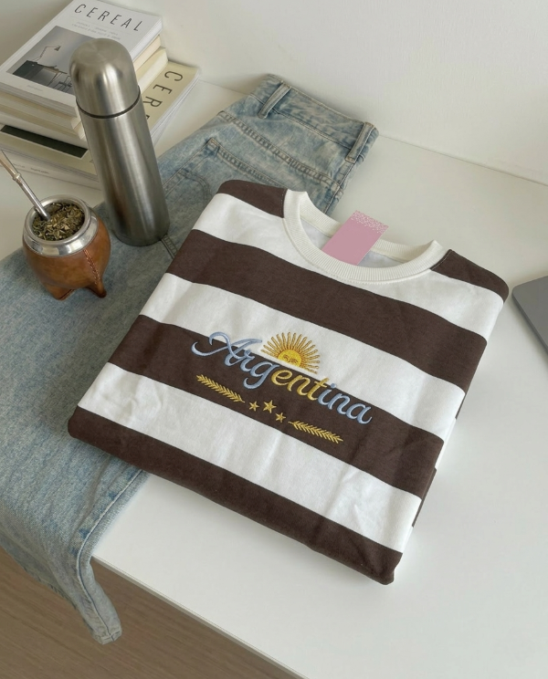 Producto - Buzo over frisado - ARG Chocolate