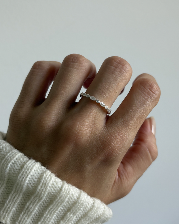 Producto - Anillo cubic de plata 925 número 14