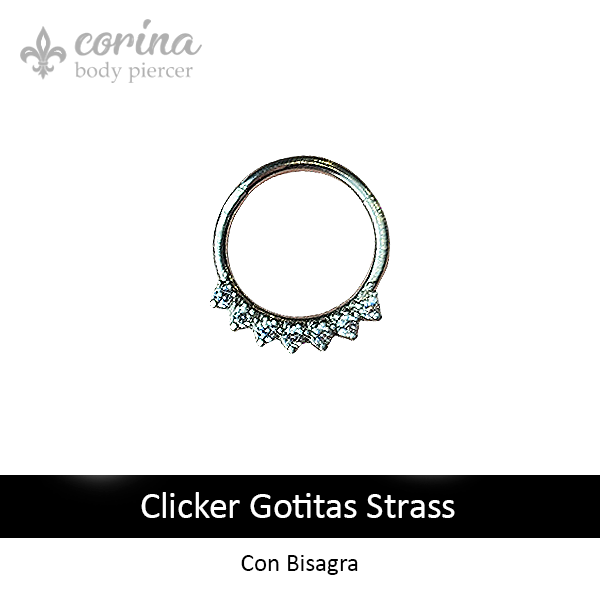 Producto - Clicker Gotitas Strass