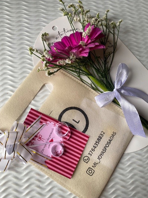Producto - Tags con Flor Gerbera