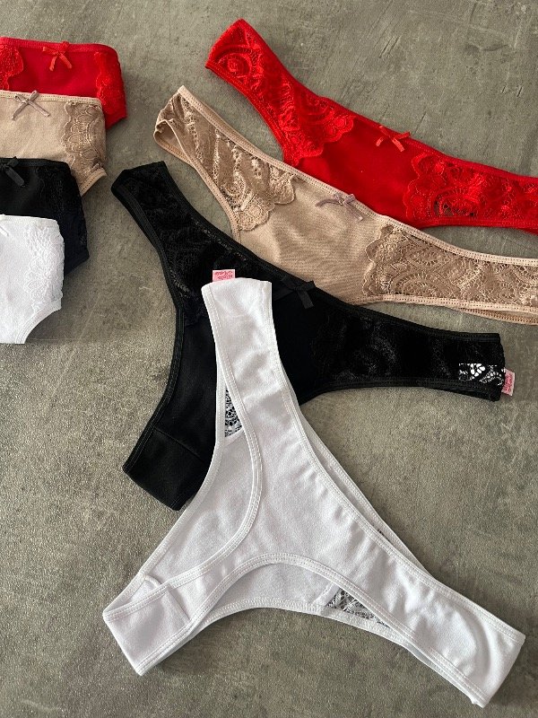 Producto - Less Algodón con alita de Puntilla talle 42/44 (POR DOCENA)