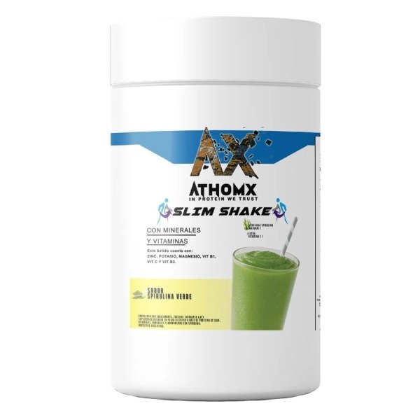 Producto - Slim Shake AthomX Batido Sabor Spirulina x 500g