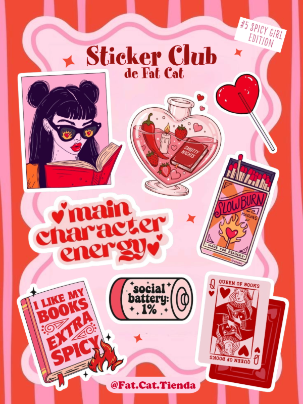 Producto - #5 Spicy Girl - Planchita de Stickers
