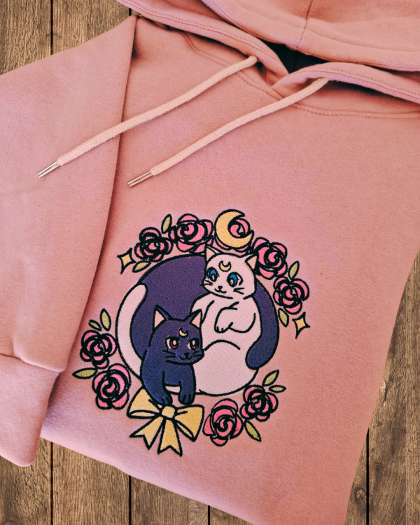 Producto - Hoodie Luna y artemis - Sailor moon
