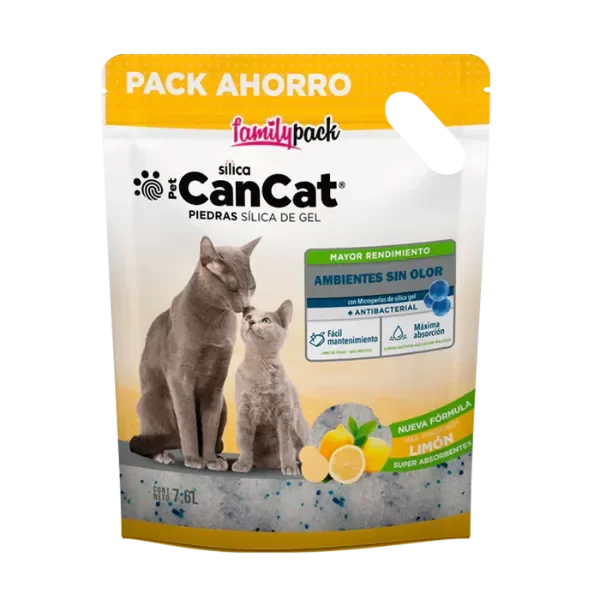Producto - Piedras sanitarias cancat gel family pack limon