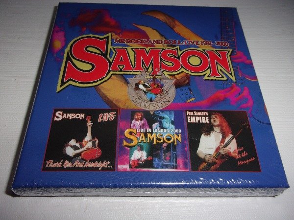 Producto - 4 CDS SAMSON MR ROCK AND ROLL LIVE 1981-2000 NUEVO EUROPE F13 HARD ROCK