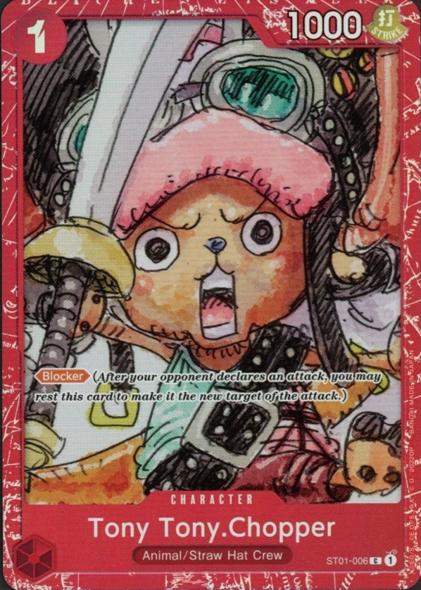 Producto - Tony Tony.Chopper [Red] ST01-006 One Piece Starter Deck 1: Straw Hat Crew