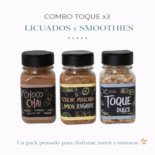 Producto - PACK TOQUE x 3 - Licuados y Smoothies