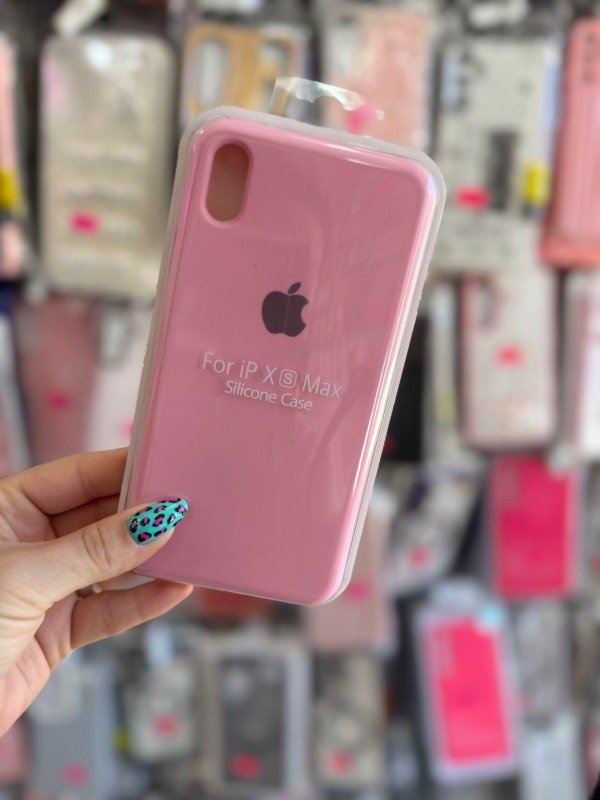 Producto - Silicone Case Iphone XS MAX rosa