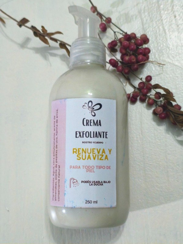Producto - Crema exfoliante bajo la ducha