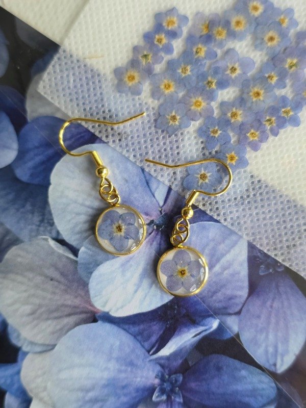Producto - aros no me olvides de oro