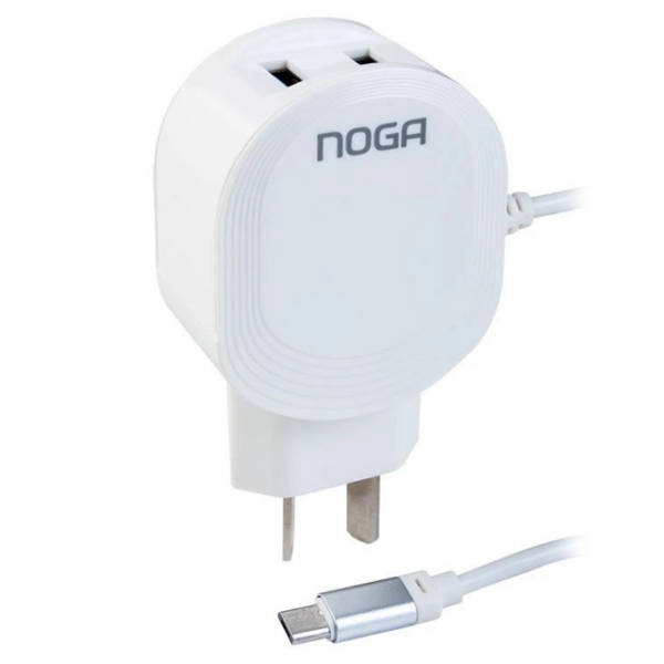 Producto - CARGADOR 220V A USB 2 PORT TIPO C 3.0AMP NGH-3C C/CABLE