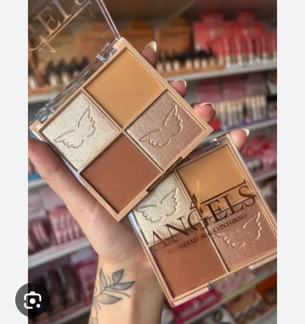 Producto - Paleta de iluminador y contorno Angeles