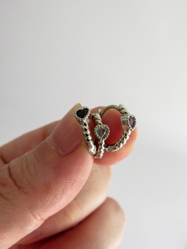 Producto - Aros Argollas Huggies Torzadas C Cubic