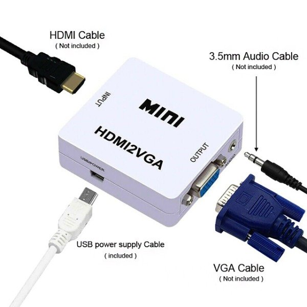 Producto - CONVERTIDOR DE VIDEO VGA A HDMI