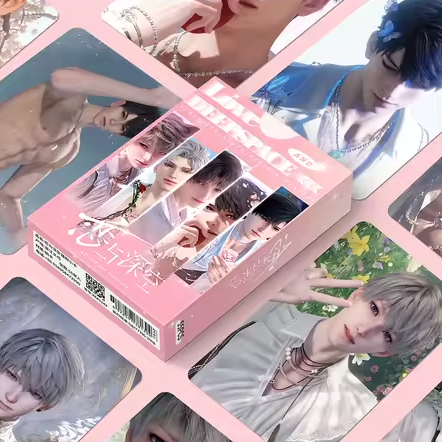 Producto - Lomocard holograficas LOVE AND DEEPSPACE - photocards fanmade