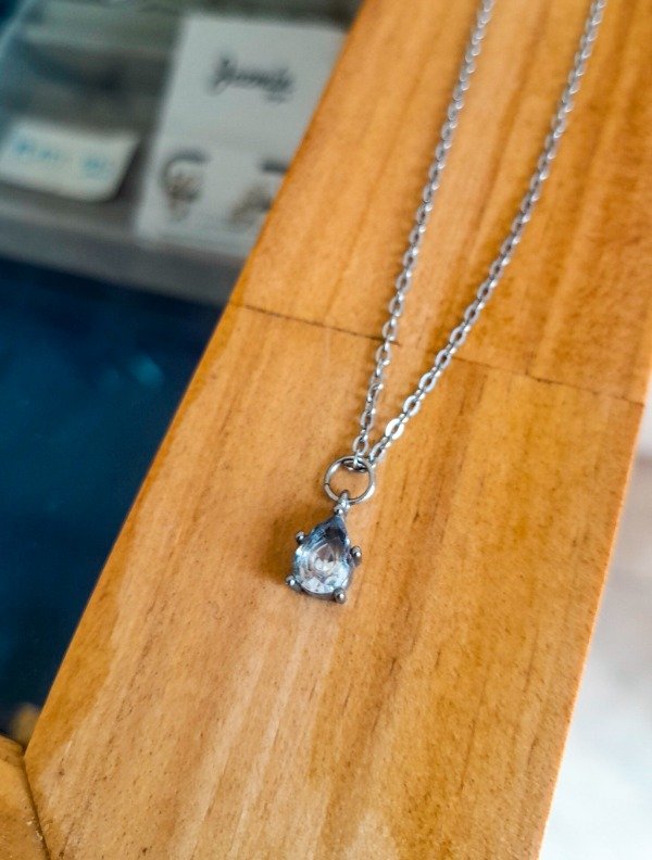 Producto - Collar Gota Facetada 42 CM